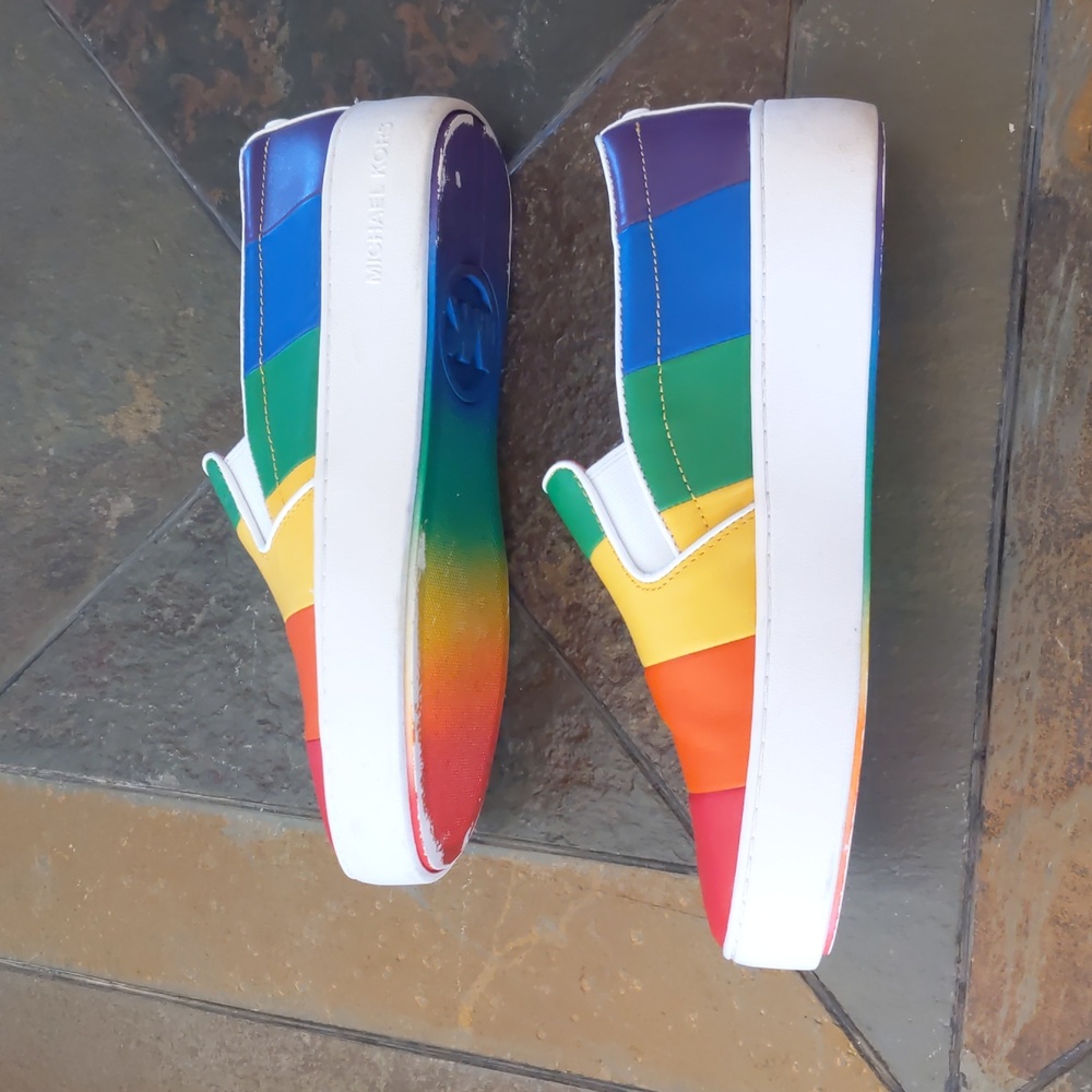 MK Dylan Rainbow Slip On Shoe - Picture 3 of 7